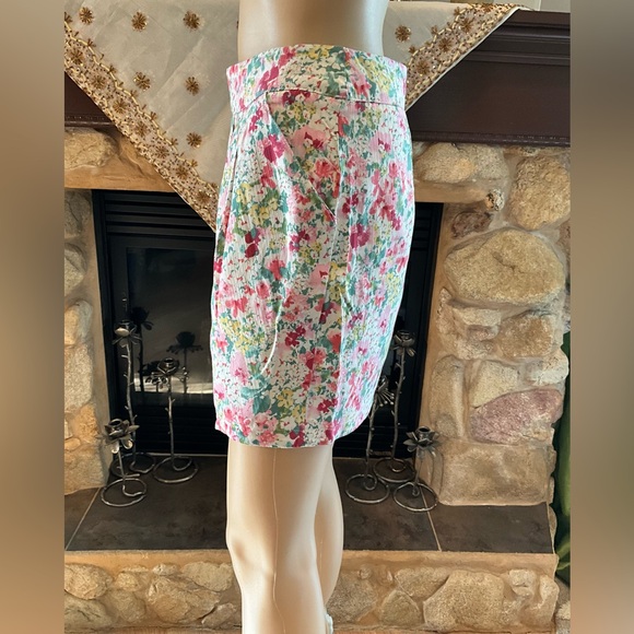 Forever 21 floral cotton flare skirt M - Picture 9 of 12